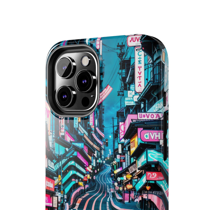 Vibrant Urban Waves - Tough Phone Case - Phone Case - g(0D·IO) - iPhone 13 Mini - -