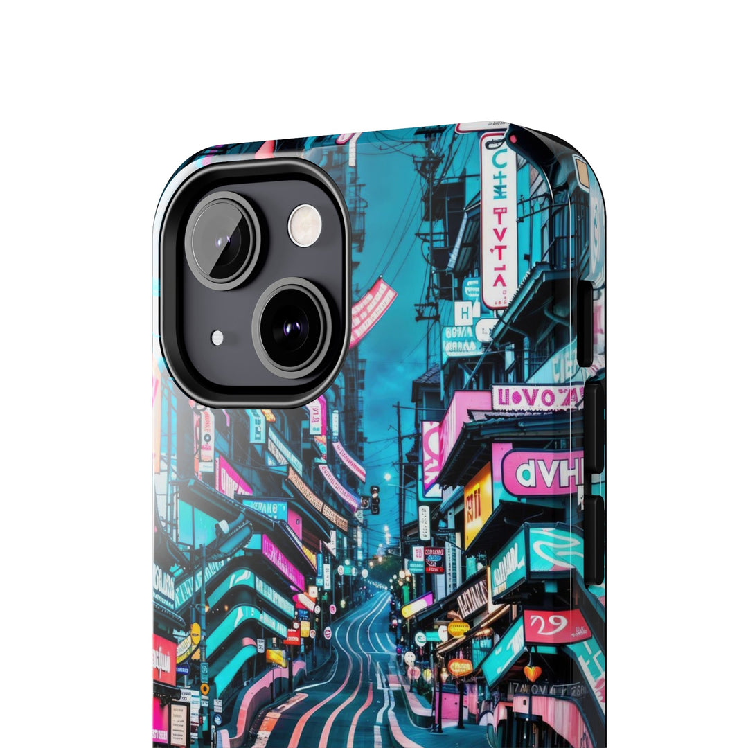 Vibrant Urban Waves - Tough Phone Case - Phone Case - g(0D·IO) - iPhone 13 Mini - -