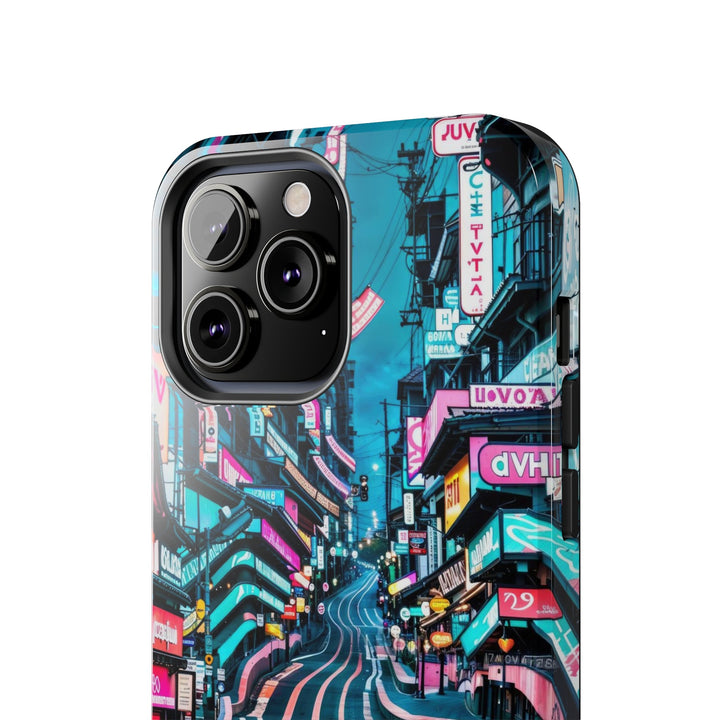 Vibrant Urban Waves - Tough Phone Case - Phone Case - g(0D·IO) - iPhone 13 Mini - -