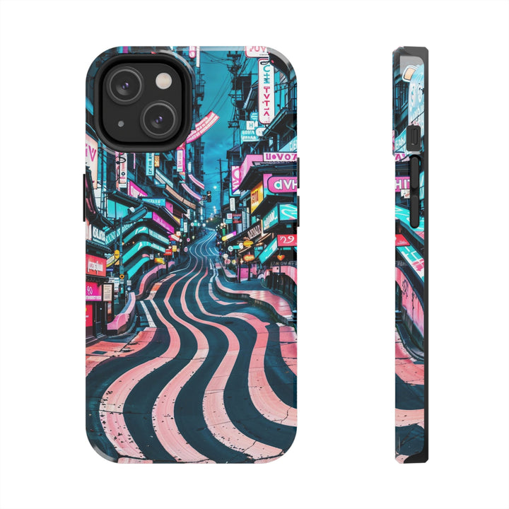 Vibrant Urban Waves - Tough Phone Case - Phone Case - g(0D·IO) - iPhone 14 - -