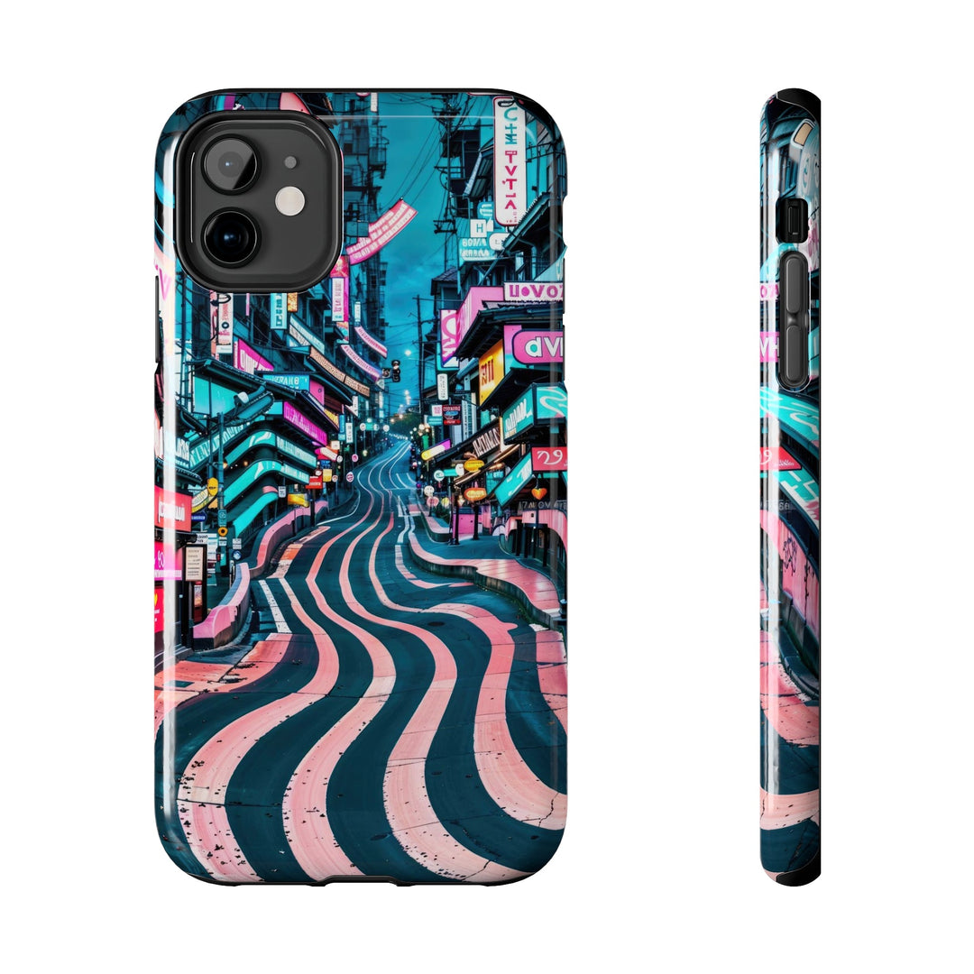 Vibrant Urban Waves - Tough Phone Case - Phone Case - g(0D·IO) - iPhone 11 - -