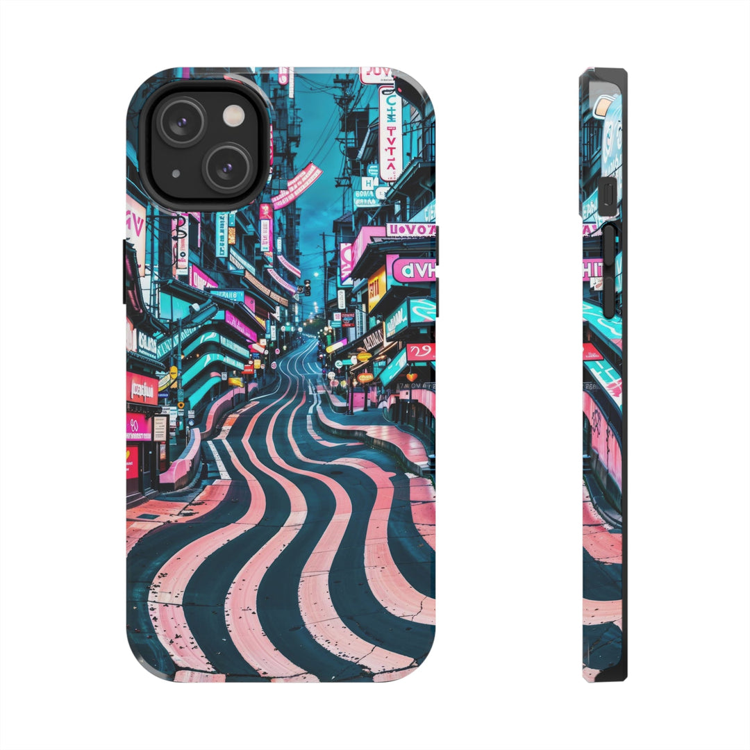 Vibrant Urban Waves - Tough Phone Case - Phone Case - g(0D·IO) - iPhone 14 Plus - -