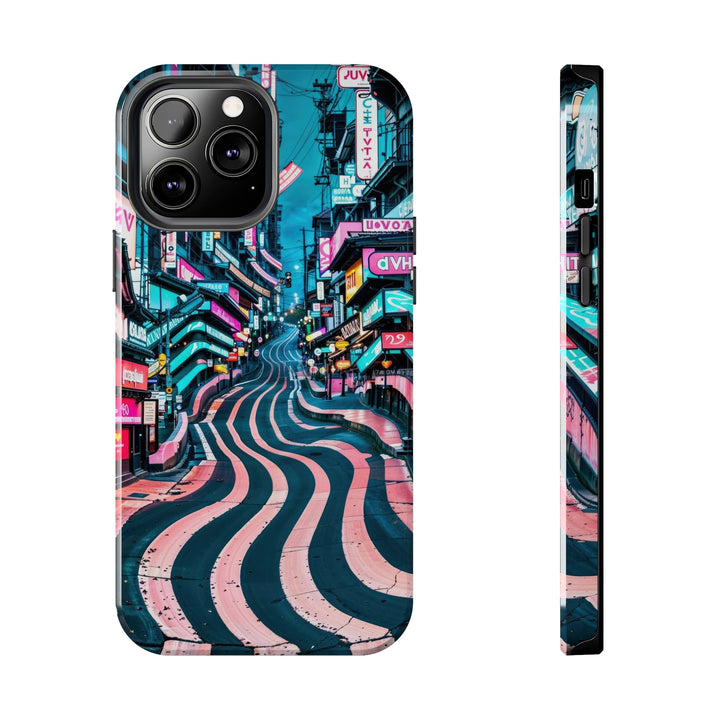 Vibrant Urban Waves - Tough Phone Case - Phone Case - g(0D·IO) - iPhone 13 Pro Max - -