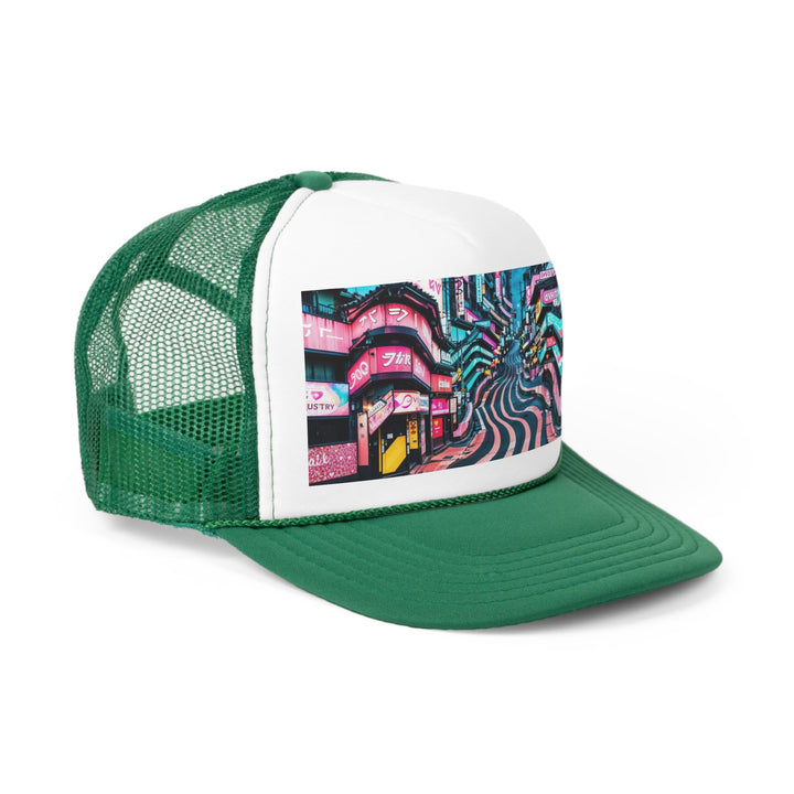 Vibrant Urban Waves - Trucker Hat - Hats - g(0D·IO) - Pink - One size -