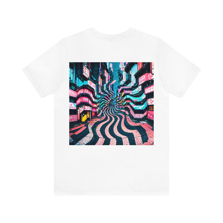 Vibrant Urban Waves - Unisex Jersey Short Sleeve Tee - T-Shirt - g(0D·IO) - Black - S -