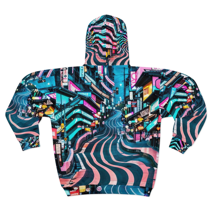 Vibrant Urban Waves - Unisex Zip Hoodie - All Over Prints - g(0D·IO) - XS - -