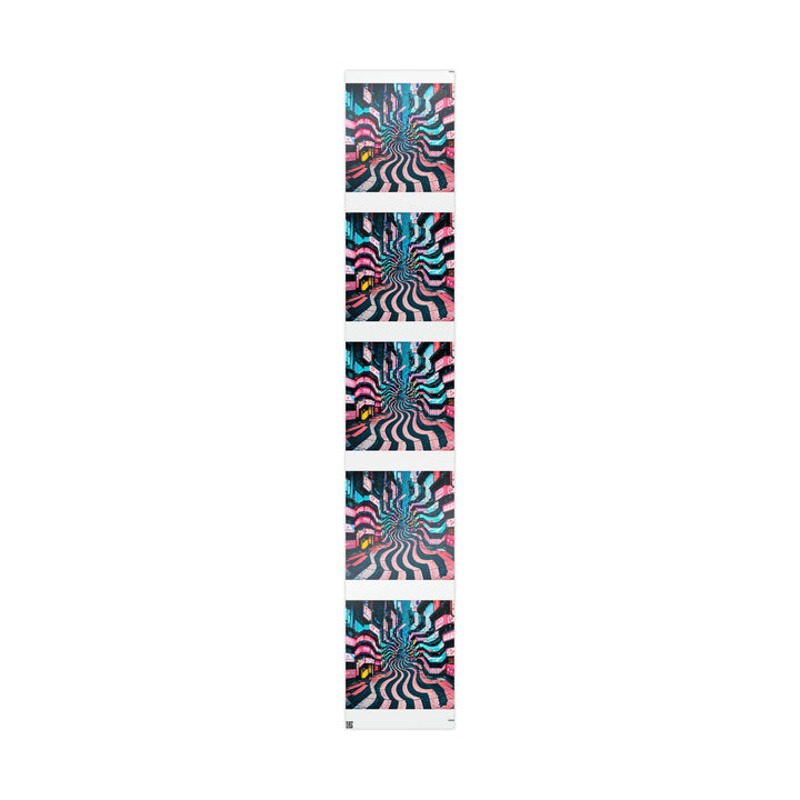 Vibrant Urban Waves - Wrapping Paper - Home Decor - g(0D·IO) - 30" x 180" - Glossy -