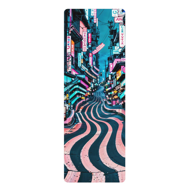 Vibrant Urban Waves - Yoga Mat - Home Decor - g(0D·IO) - 24” x 68” - -