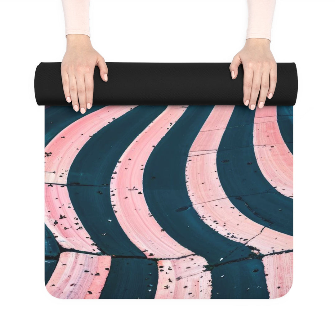 Vibrant Urban Waves - Yoga Mat - Home Decor - g(0D·IO) - 24” x 68” - -