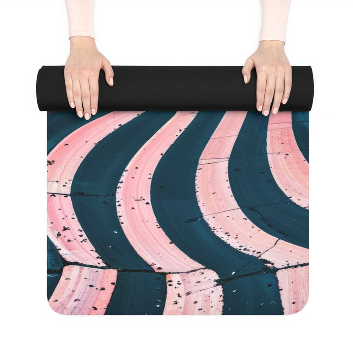 Vibrant Urban Waves - Yoga Mat - Home Decor - g(0D·IO) - 24” x 68” - -