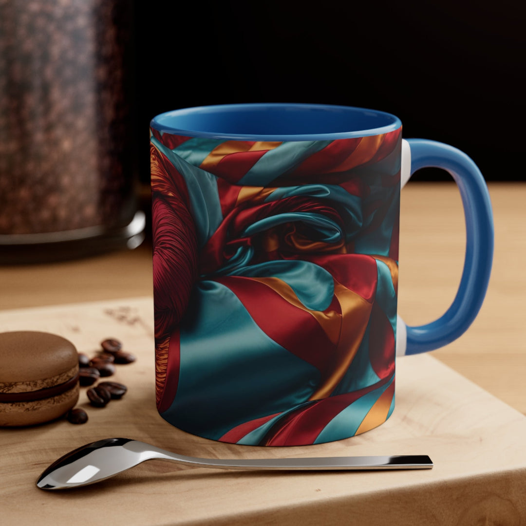 Vivid Silk Swirls - Accent Coffee Mug - Mug - g(0D·IO) - Pink - 11oz -