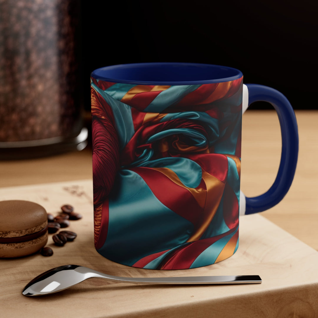 Vivid Silk Swirls - Accent Coffee Mug - Mug - g(0D·IO) - Pink - 11oz -