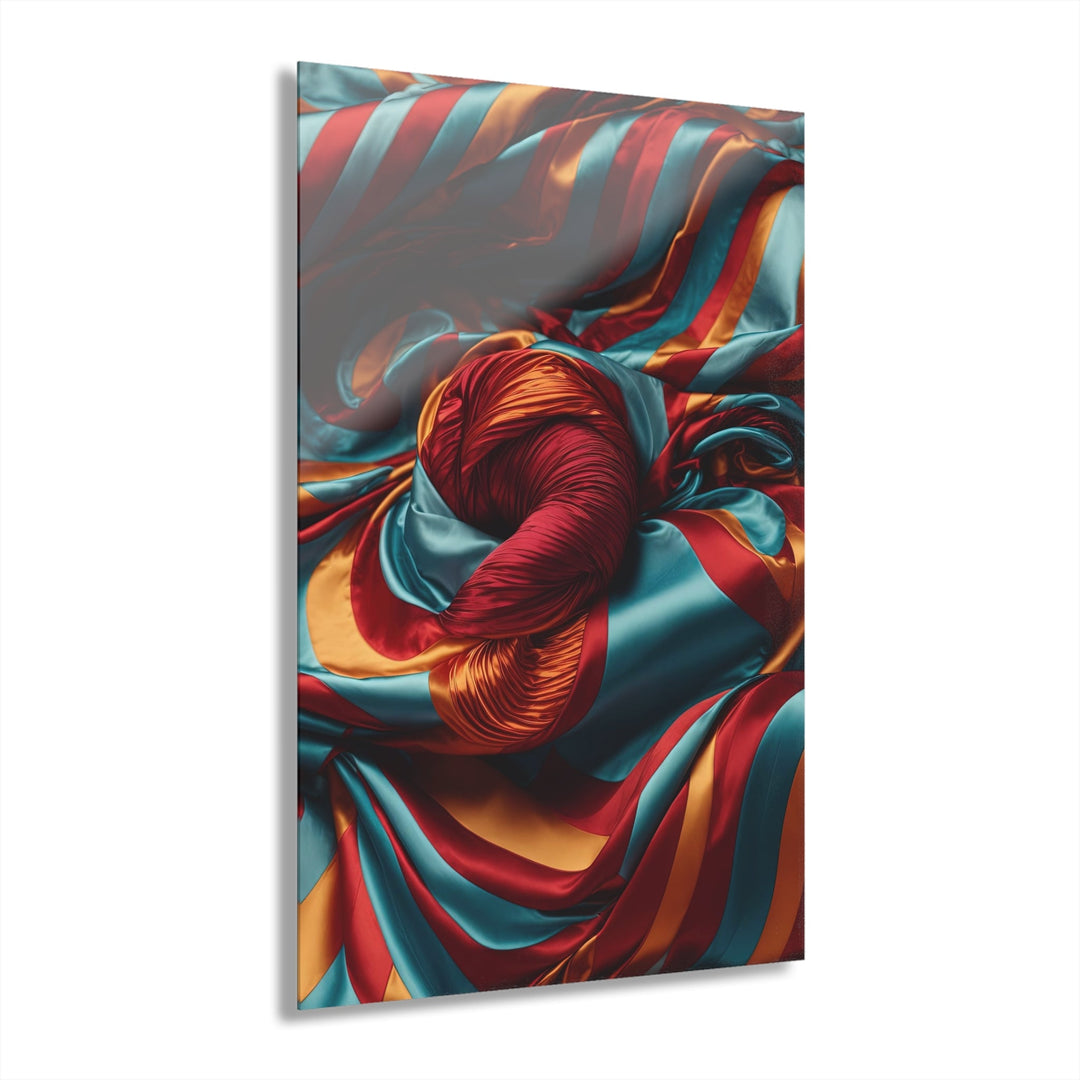 Vivid Silk Swirls - Acrylic Prints (French Cleat Hanging) - Home Decor - g(0D·IO) - 24" x 36" (Vertical) - 0.25'' -