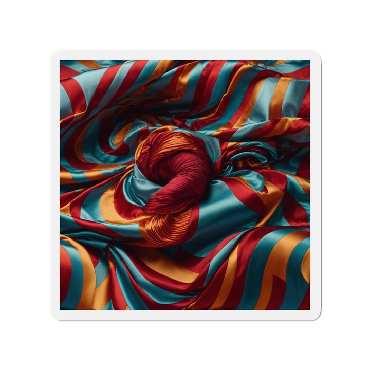 Vivid Silk Swirls - Die-cut Magnet - Home Decor - g(0D·IO) - 6 × 6" - Die-Cut - 1 pc