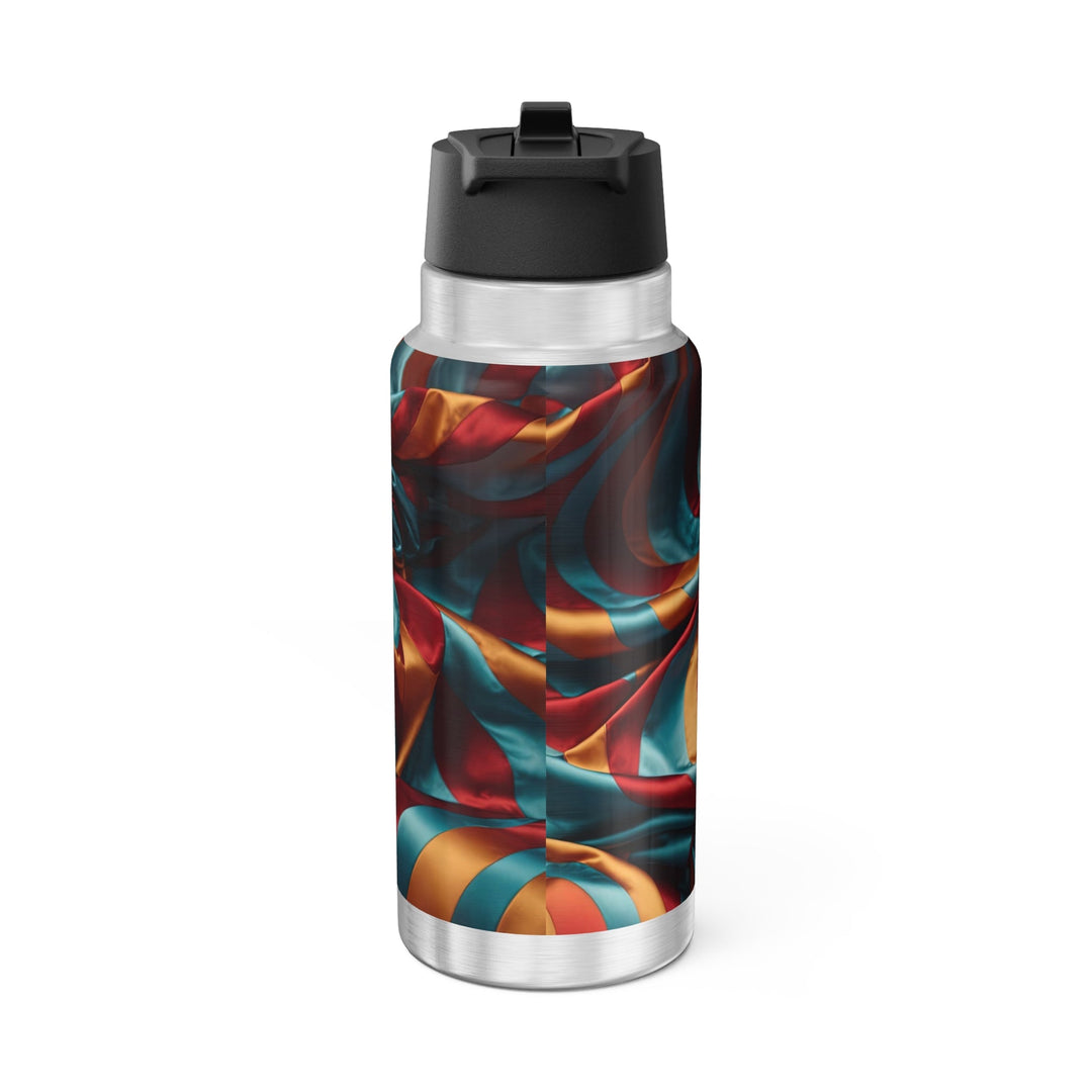 Vivid Silk Swirls - Gator Tumbler 32oz - Mug - g(0D·IO) - Silver - 32oz -