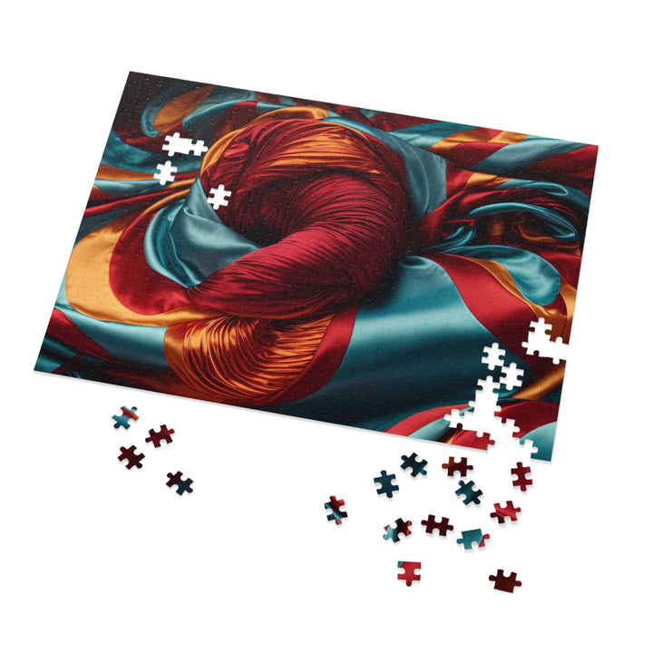 Vivid Silk Swirls - Jigsaw Puzzle (100, 252, 500, 1000 pieces) - Puzzle - g(0D·IO) - 29.25" × 19.75" (1000 pcs) - -