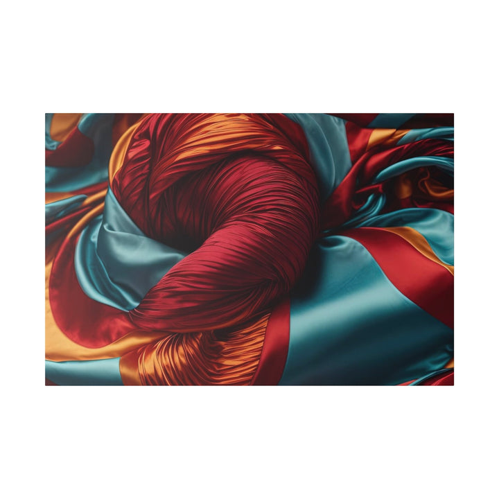 Vivid Silk Swirls - Matte Canvas - Canvas - g(0D·IO) - 48″ x 32″ (Horizontal) - 0.75'' -