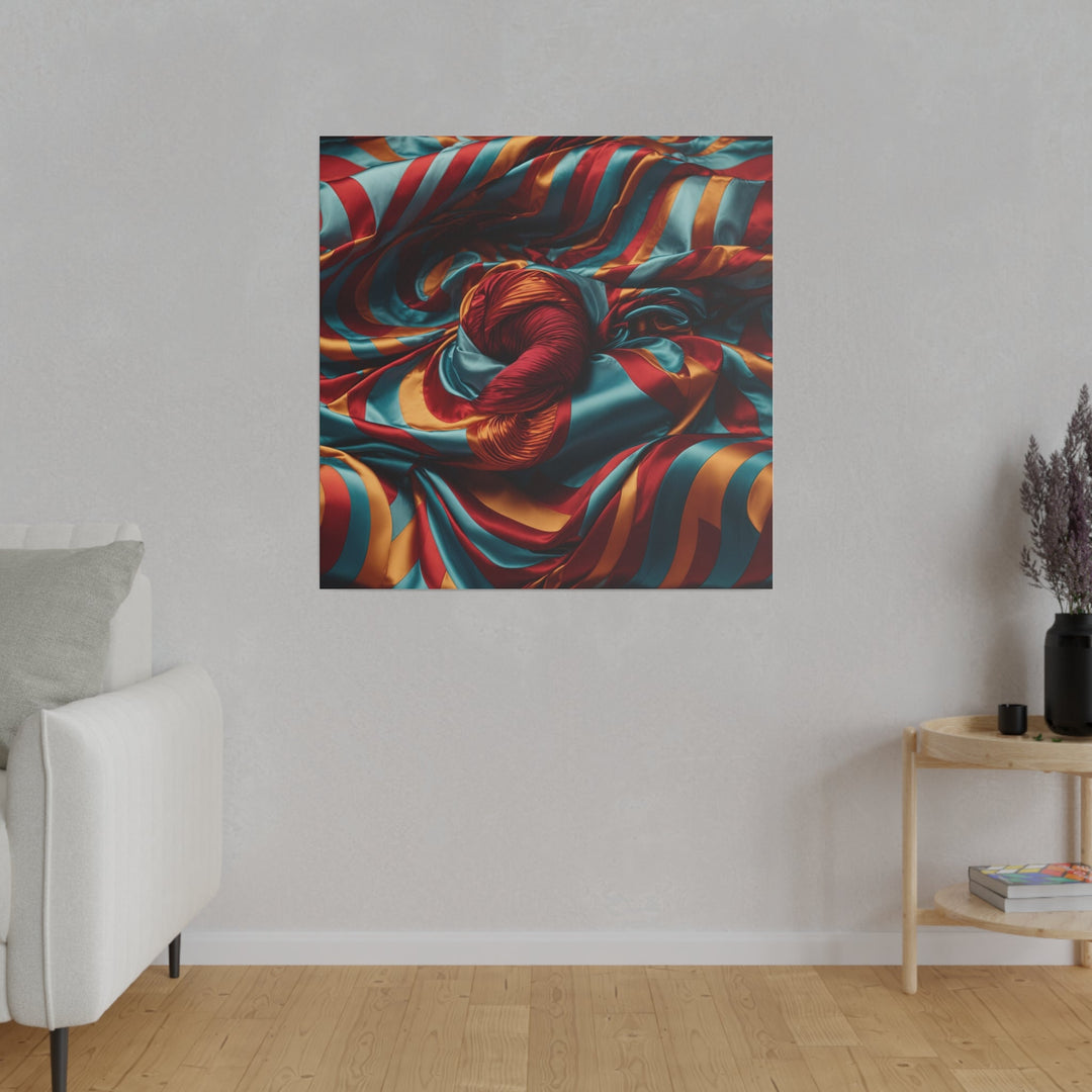 Vivid Silk Swirls - Matte Canvas - Canvas - g(0D·IO) - 32" x 32" (Square) - 0.75'' -