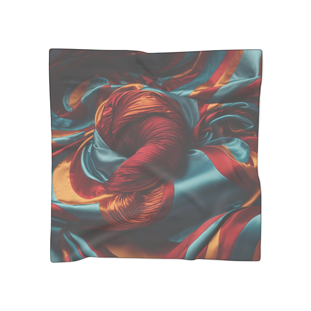 Vivid Silk Swirls - Poly Scarf - Accessories - g(0D·IO) - Poly chiffon - 50" × 50" -