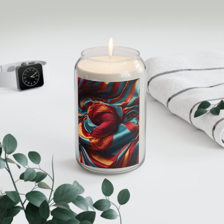 Vivid Silk Swirls - Scented Candle - Home Decor - g(0D·IO) - Vanilla Bean - 13.75oz -