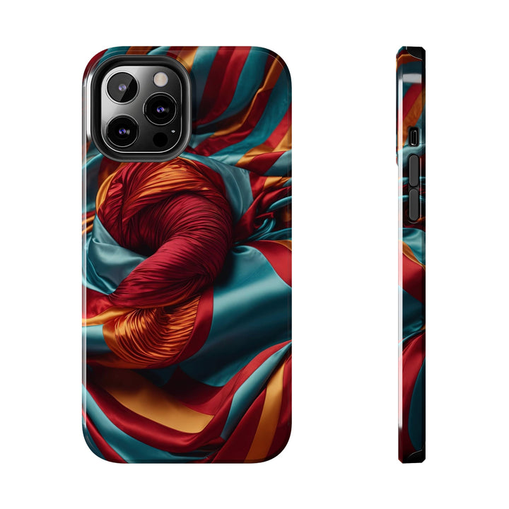 Vivid Silk Swirls - Tough Phone Case - Phone Case - g(0D·IO) - iPhone 12 Pro Max - -