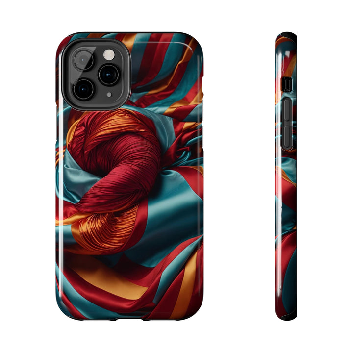 Vivid Silk Swirls - Tough Phone Case - Phone Case - g(0D·IO) - iPhone 11 Pro - -