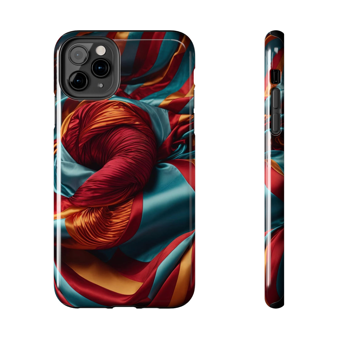 Vivid Silk Swirls - Tough Phone Case - Phone Case - g(0D·IO) - iPhone 11 Pro Max - -