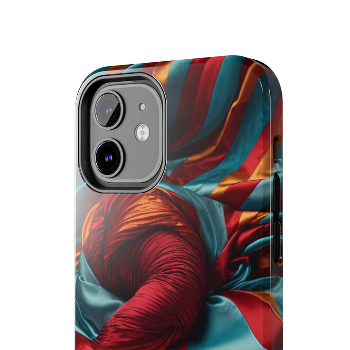 Vivid Silk Swirls - Tough Phone Case - Phone Case - g(0D·IO) - iPhone 13 Mini - -