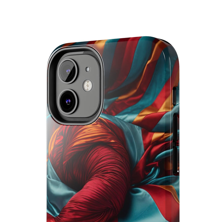 Vivid Silk Swirls - Tough Phone Case - Phone Case - g(0D·IO) - iPhone 13 Mini - -