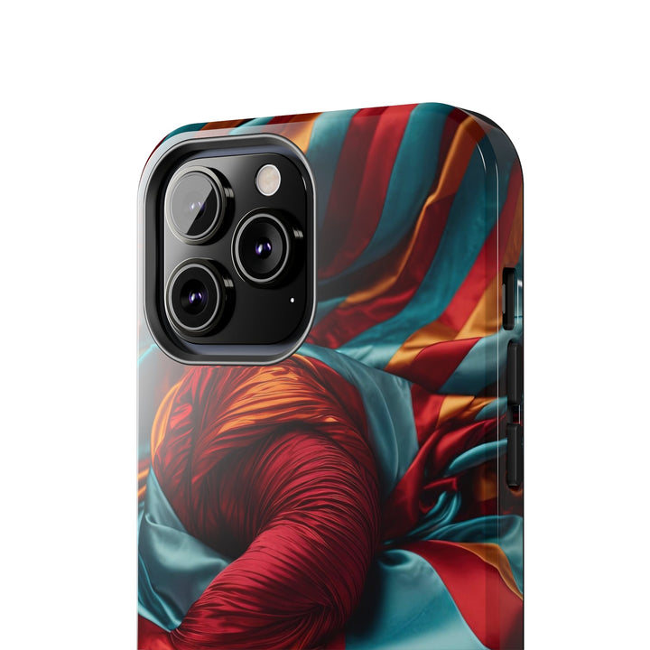 Vivid Silk Swirls - Tough Phone Case - Phone Case - g(0D·IO) - iPhone 13 Mini - -