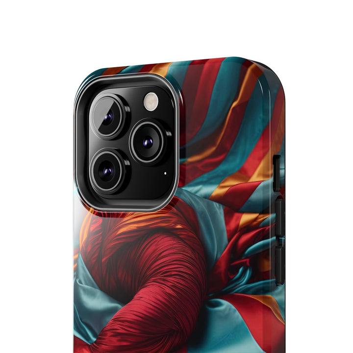 Vivid Silk Swirls - Tough Phone Case - Phone Case - g(0D·IO) - iPhone 13 Mini - -