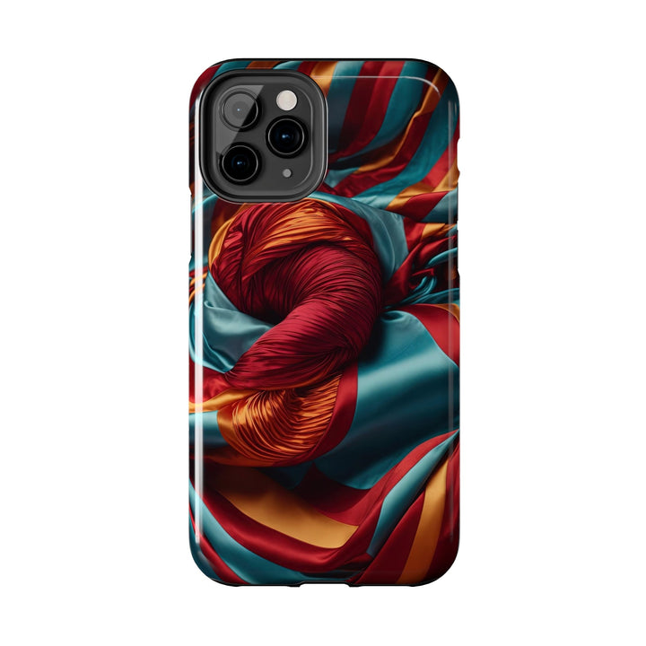 Vivid Silk Swirls - Tough Phone Case - Phone Case - g(0D·IO) - iPhone 13 Mini - -