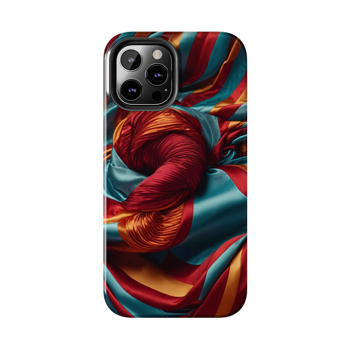 Vivid Silk Swirls - Tough Phone Case - Phone Case - g(0D·IO) - iPhone 13 Mini - -