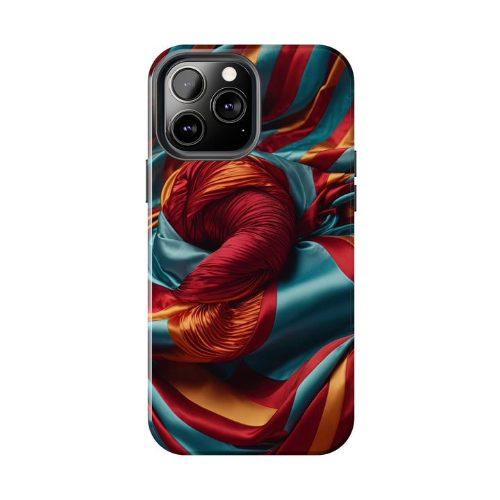 Vivid Silk Swirls - Tough Phone Case - Phone Case - g(0D·IO) - iPhone 13 Mini - -