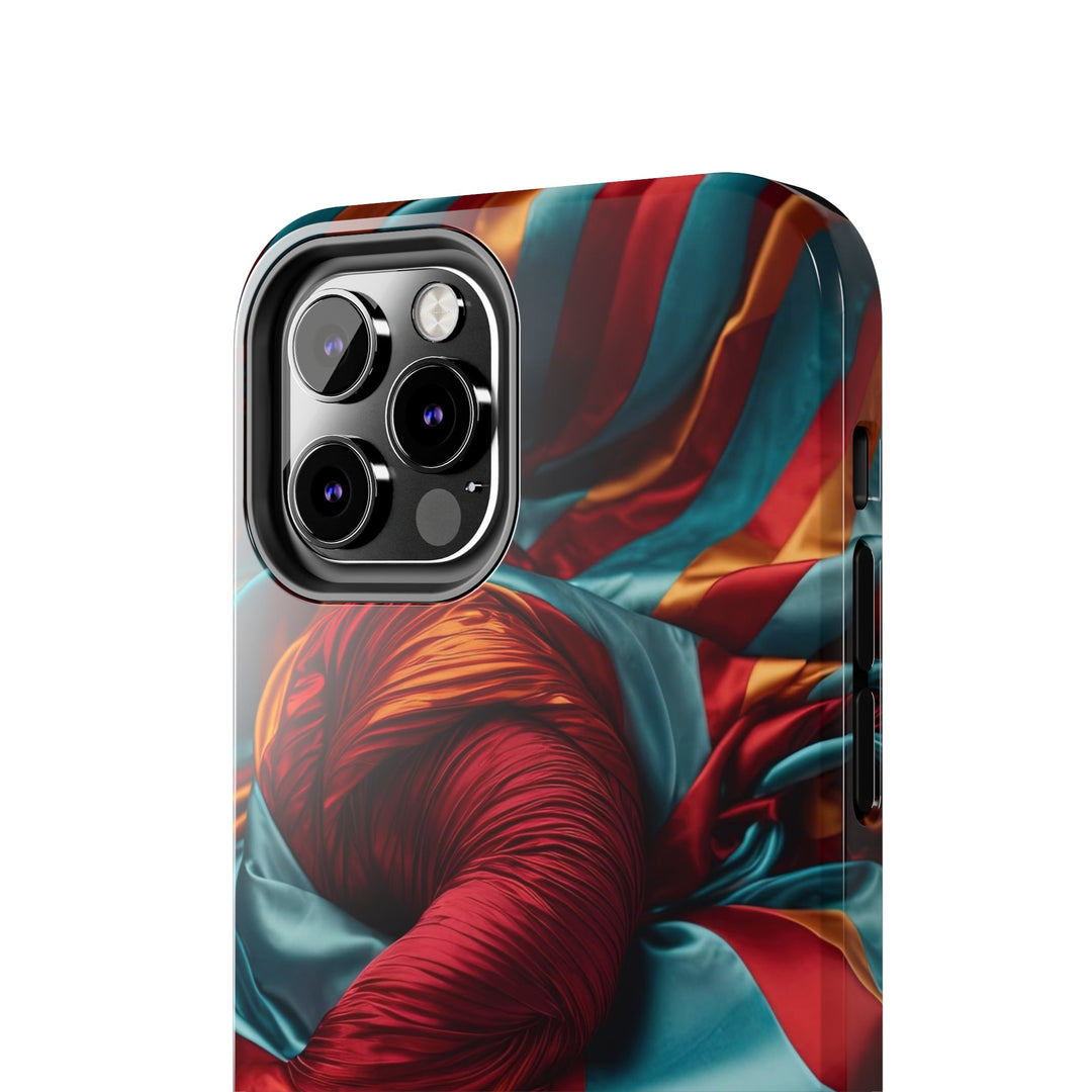 Vivid Silk Swirls - Tough Phone Case - Phone Case - g(0D·IO) - iPhone 13 Mini - -