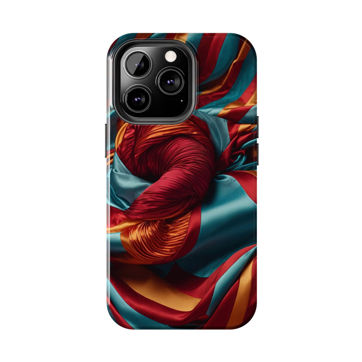 Vivid Silk Swirls - Tough Phone Case - Phone Case - g(0D·IO) - iPhone 13 Mini - -