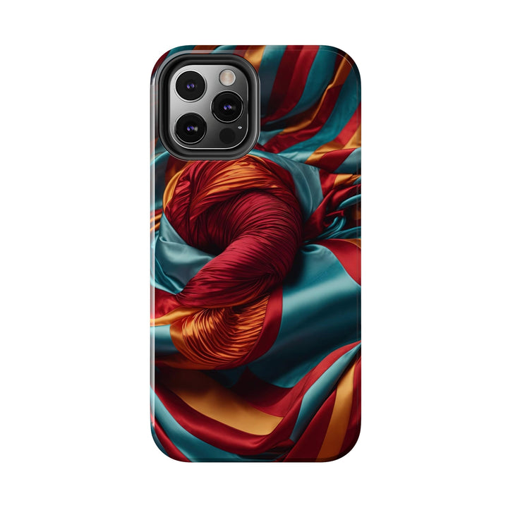 Vivid Silk Swirls - Tough Phone Case - Phone Case - g(0D·IO) - iPhone 13 Mini - -