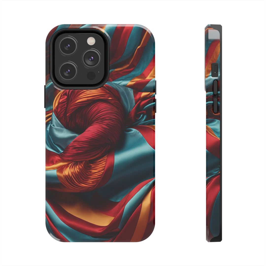 Vivid Silk Swirls - Tough Phone Case - Phone Case - g(0D·IO) - iPhone 14 Pro Max - -