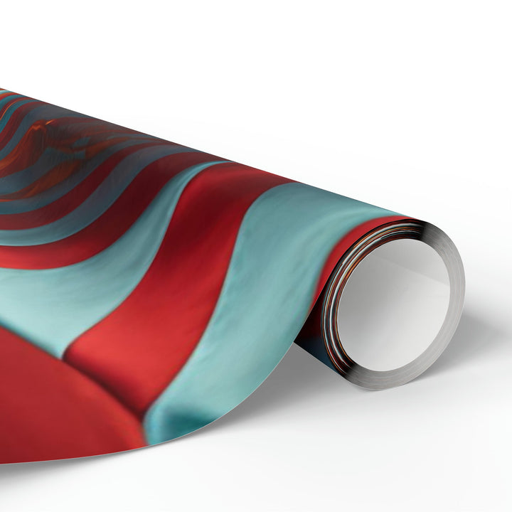 Vivid Silk Swirls - Wrapping Paper - Home Decor - g(0D·IO) - 30'' x 72'' - Matte -