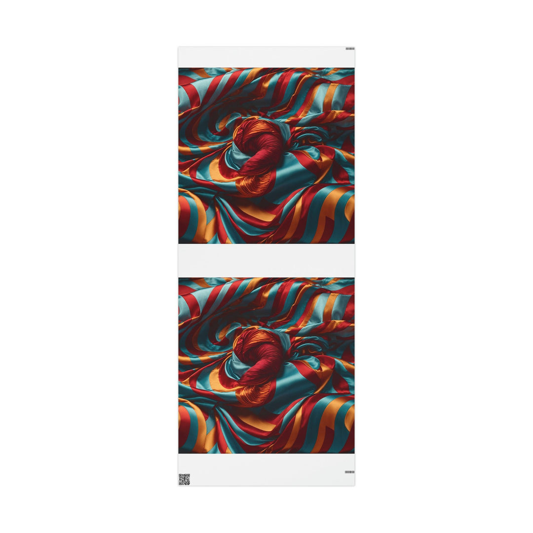 Vivid Silk Swirls - Wrapping Paper - Home Decor - g(0D·IO) - 30'' x 72'' - Matte -