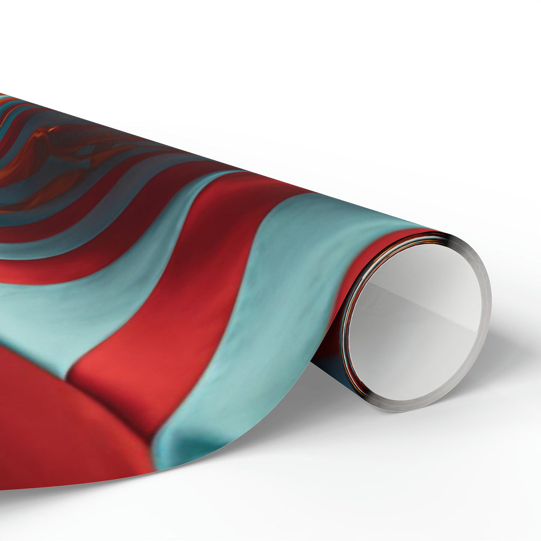 Vivid Silk Swirls - Wrapping Paper - Home Decor - g(0D·IO) - 30'' x 72'' - Matte -