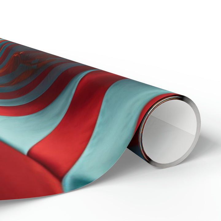 Vivid Silk Swirls - Wrapping Paper - Home Decor - g(0D·IO) - 30'' x 72'' - Matte -