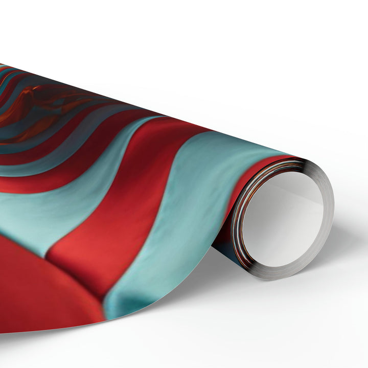 Vivid Silk Swirls - Wrapping Paper - Home Decor - g(0D·IO) - 30'' x 72'' - Matte -