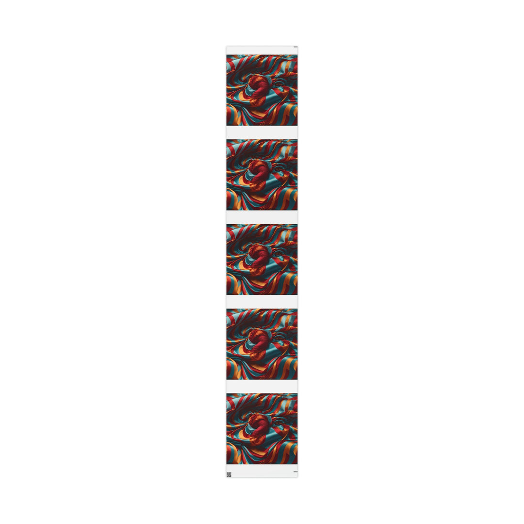 Vivid Silk Swirls - Wrapping Paper - Home Decor - g(0D·IO) - 30" x 180" - Matte -