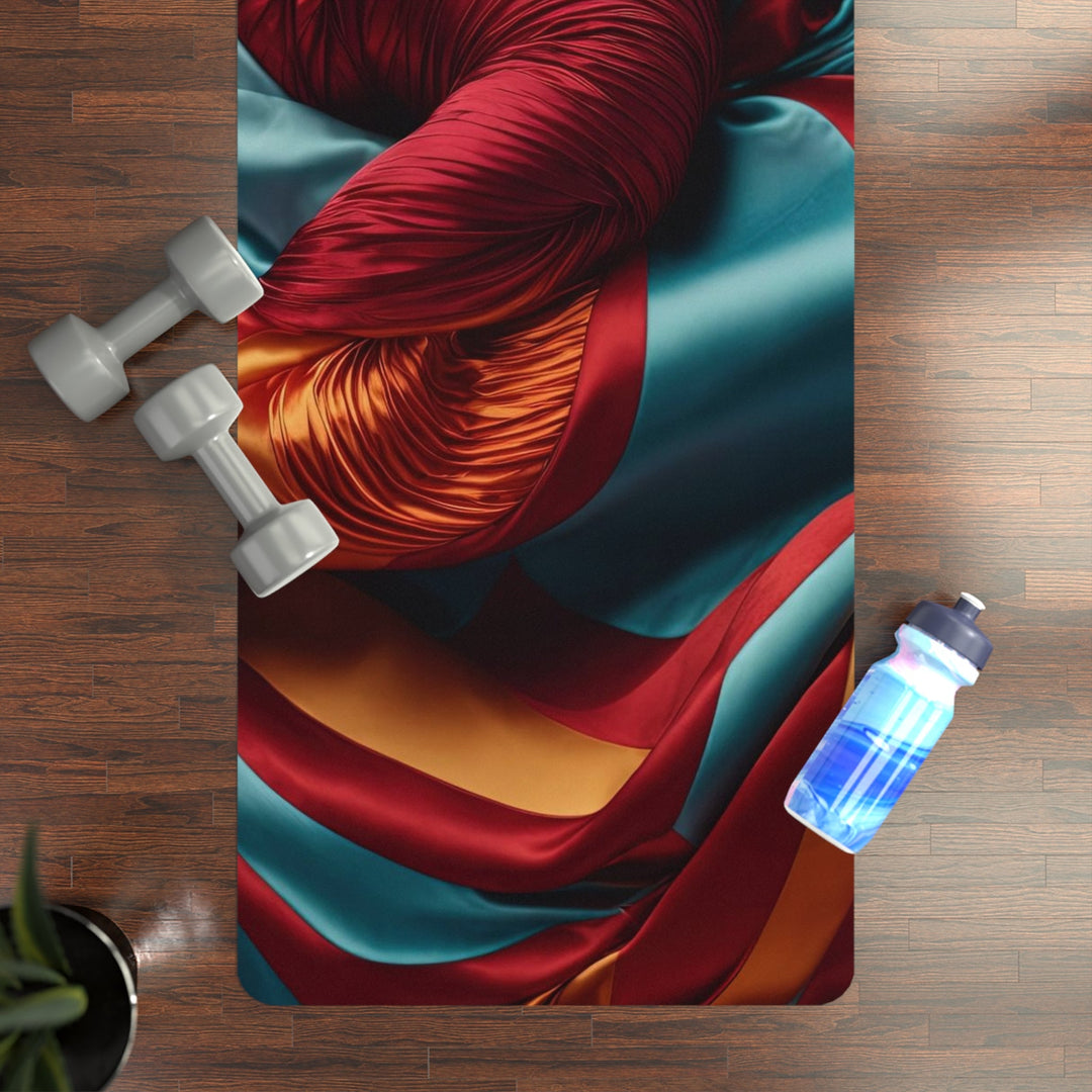 Vivid Silk Swirls - Yoga Mat - Home Decor - g(0D·IO) - 24” x 68” - -