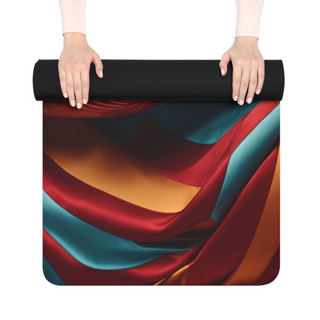Vivid Silk Swirls - Yoga Mat - Home Decor - g(0D·IO) - 24” x 68” - -