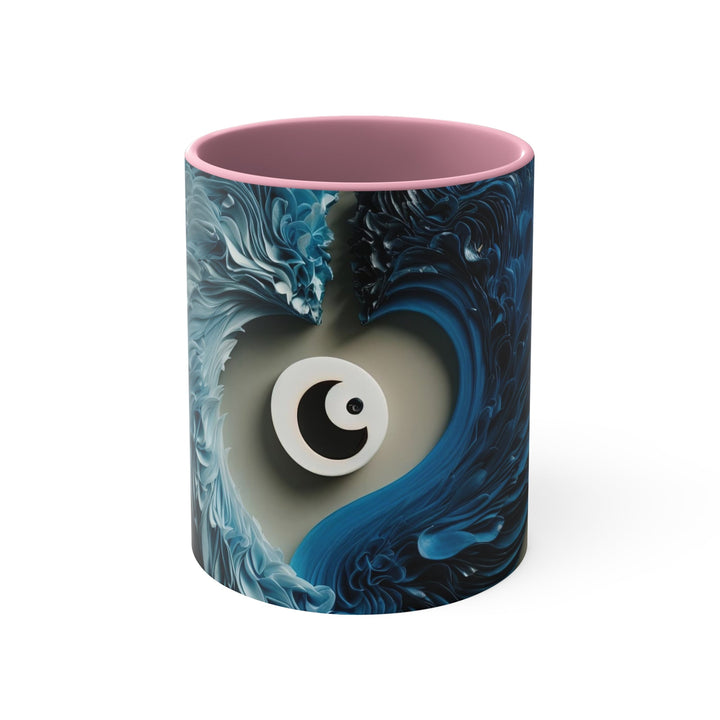 Yin Yang Harmony - Accent Coffee Mug - Mug - g(0D·IO) - Pink - 11oz -