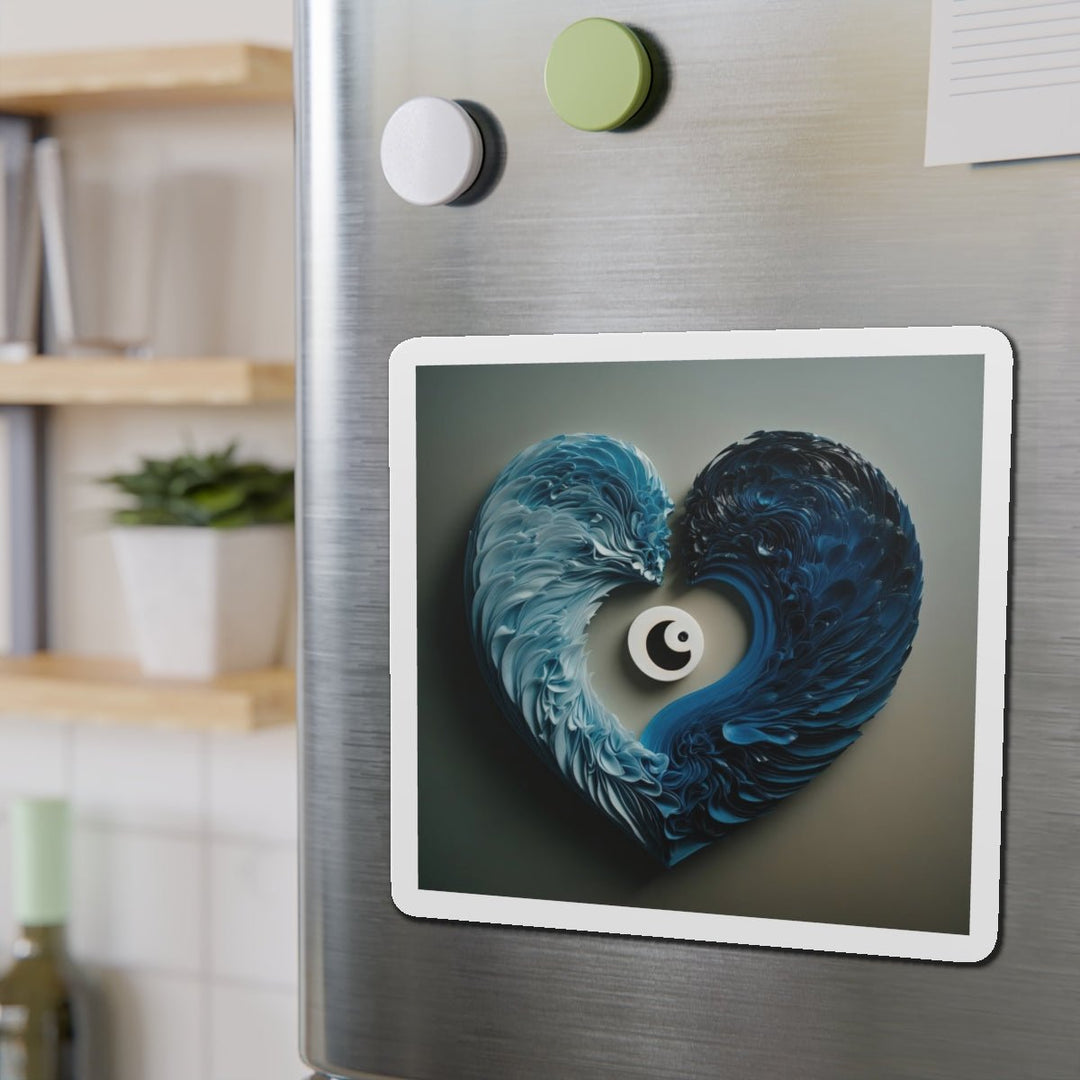 Yin Yang Harmony - Die-cut Magnet - Home Decor - g(0D·IO) - 6 × 6" - Die-Cut - 1 pc