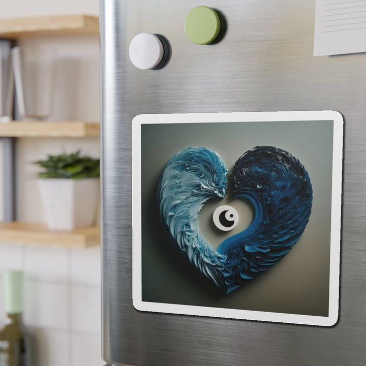 Yin Yang Harmony - Die-cut Magnet - Home Decor - g(0D·IO) - 6 × 6" - Die-Cut - 1 pc