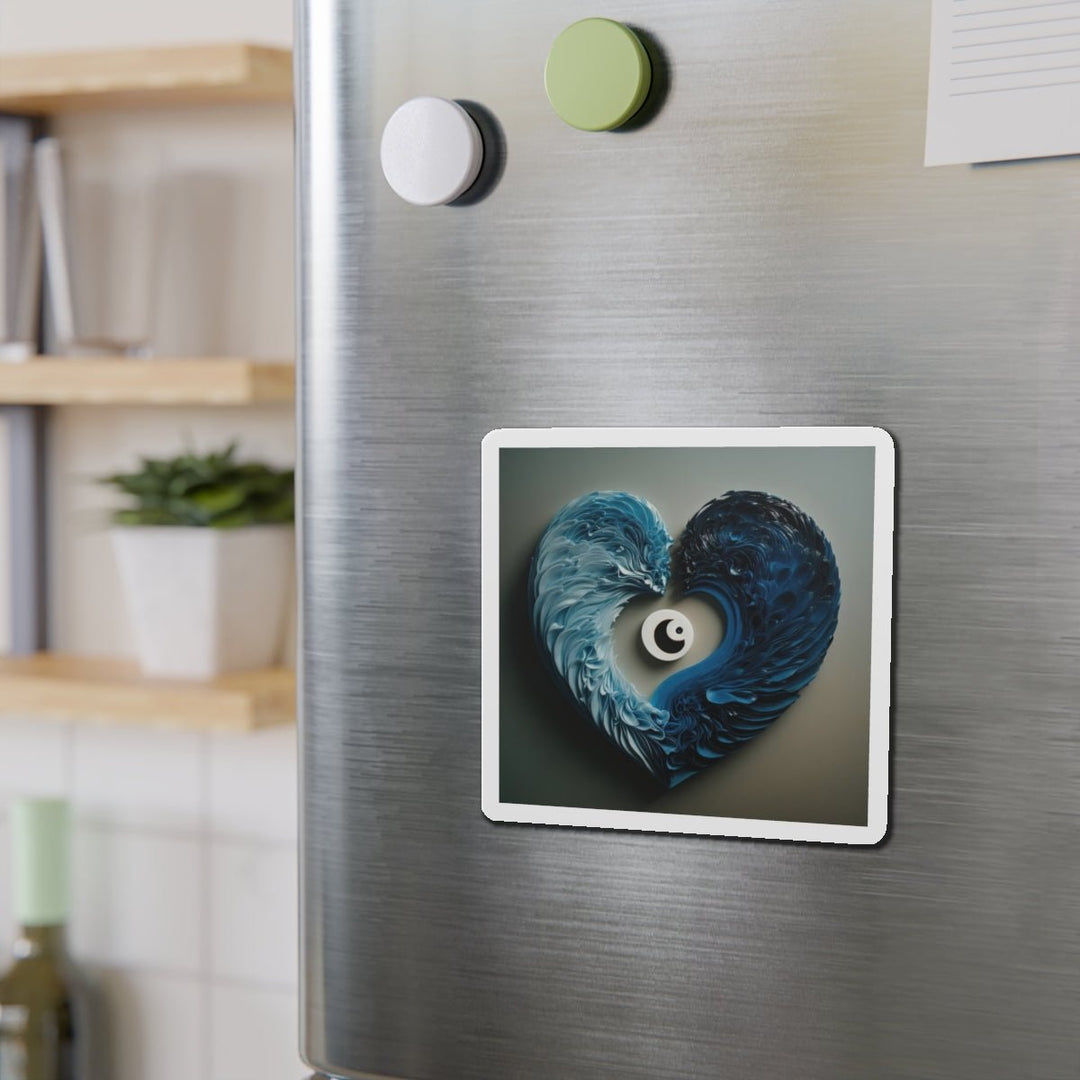 Yin Yang Harmony - Die-cut Magnet - Home Decor - g(0D·IO) - 6 × 6" - Die-Cut - 1 pc